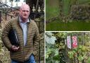 Mark Skuse, aged 53, was ordered to pay more than £8,000 for obstructing two public paths next to his home