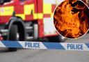 A vehicle fire in Dursley is being treated as arson, police say