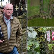 Mark Skuse, aged 53, was ordered to pay more than £8,000 for obstructing two public paths next to his home