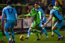 Action shots from Forest Green Rovers' 1-0 defeat to Oxford United in the Bristol Street Motors Trophy