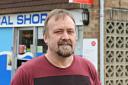 Steve Bindon outside his shop in Charfield (4512029)