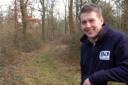 Tom Burditt, Lower Woods Manager for the Gloucestershire Wildlife Trust 