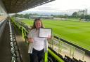 News: Thornbury Town coach Eleanor Bush with her award