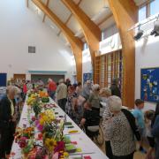 Pilning Flower Show returned to St Peter’s School on Saturday after having to be cancelled last year