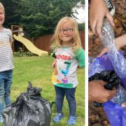 Meet the five-year-old litter picker spending his holiday clearing up Dursley and Cam