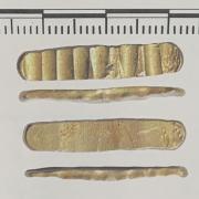 The mystery gold ingot found in Slimbridge