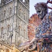 Knife Angel arrives in Gloucestershire with message of hope - photo by Alun Thomas