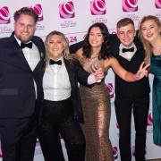 The Bar Bros team celebrating their win at The Wedding Industry Awards