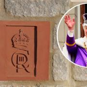 A unique royal cypher has been placed in a new development near Yate