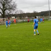 Action shots from Chipping Sodbury's 3-0 defeat at Hartpury University