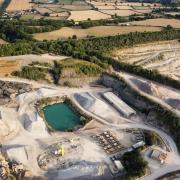 Tytherington Quarry - photo by Doug Fowler from September 2022