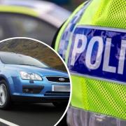 Police say a blue Ford Focus was recently stolen by thieves (library image)