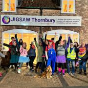 More than £1,000 was raised for JIGSAW Thornbury at a sponsored walk across the town