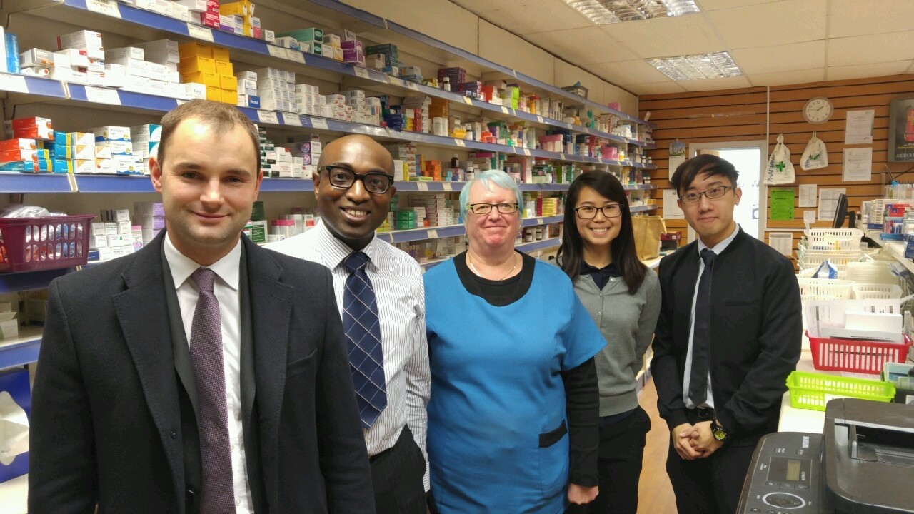 Thornbury and Yate MP Luke Hall praises pharmacy for efforts in promoting health and fitness to community - Gazette Series