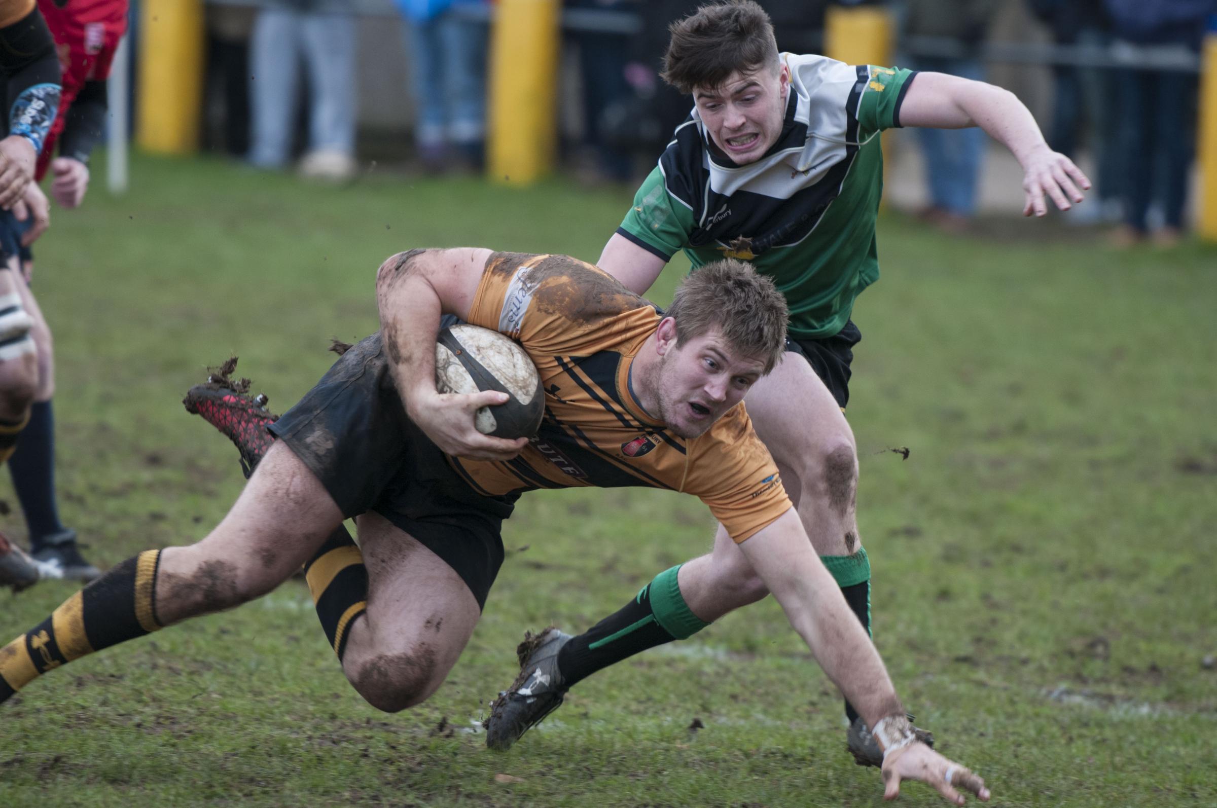 RUGBY: Hussey goes over for try hat-trick as Thornbury beat Drybrook - Gazette Series
