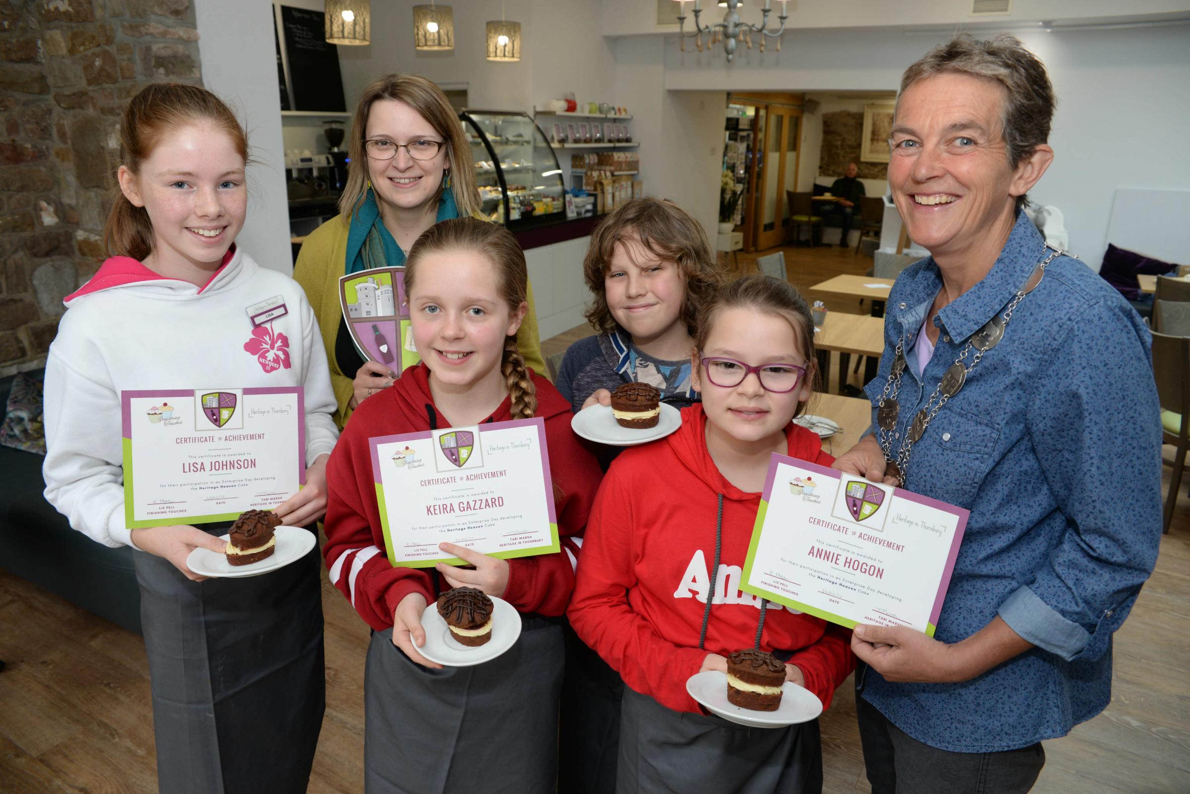 Signature cake launched by Thornbury shop with the help of young ... - South Cotswolds Gazette