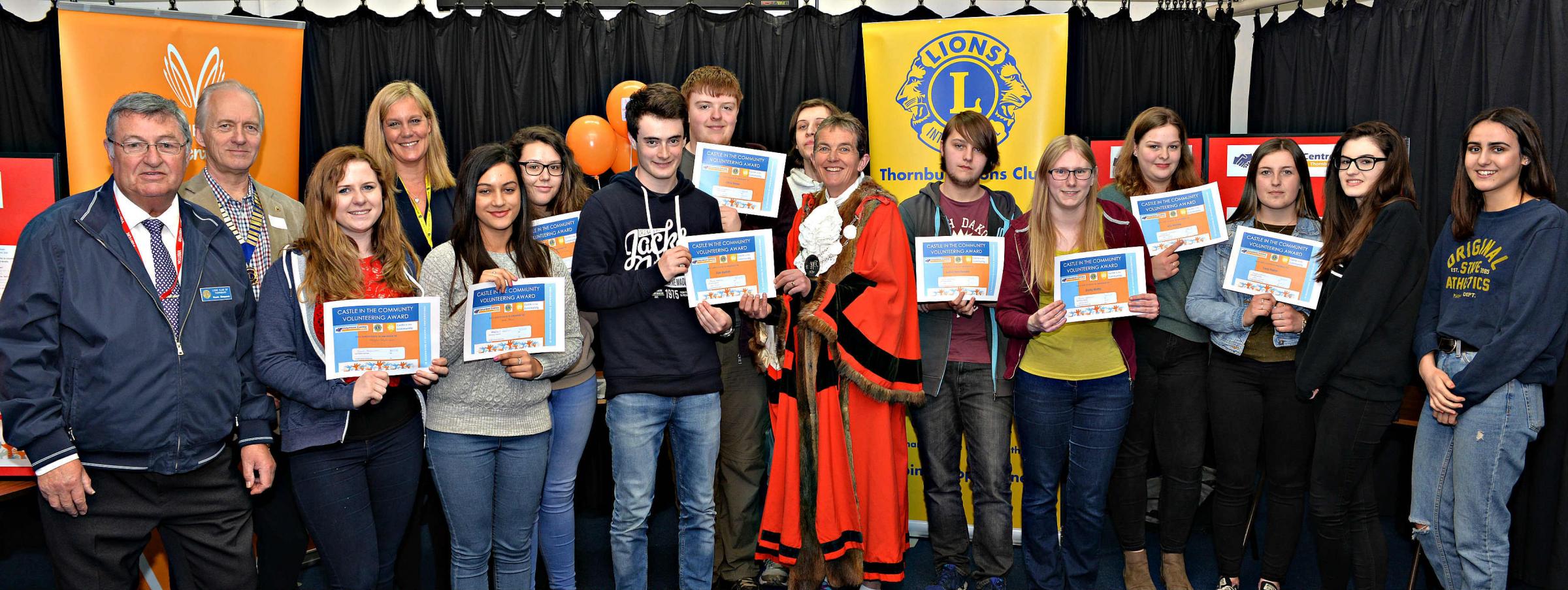 Castle School sixth formers celebrated for months of community work in Thornbury - Gazette Series