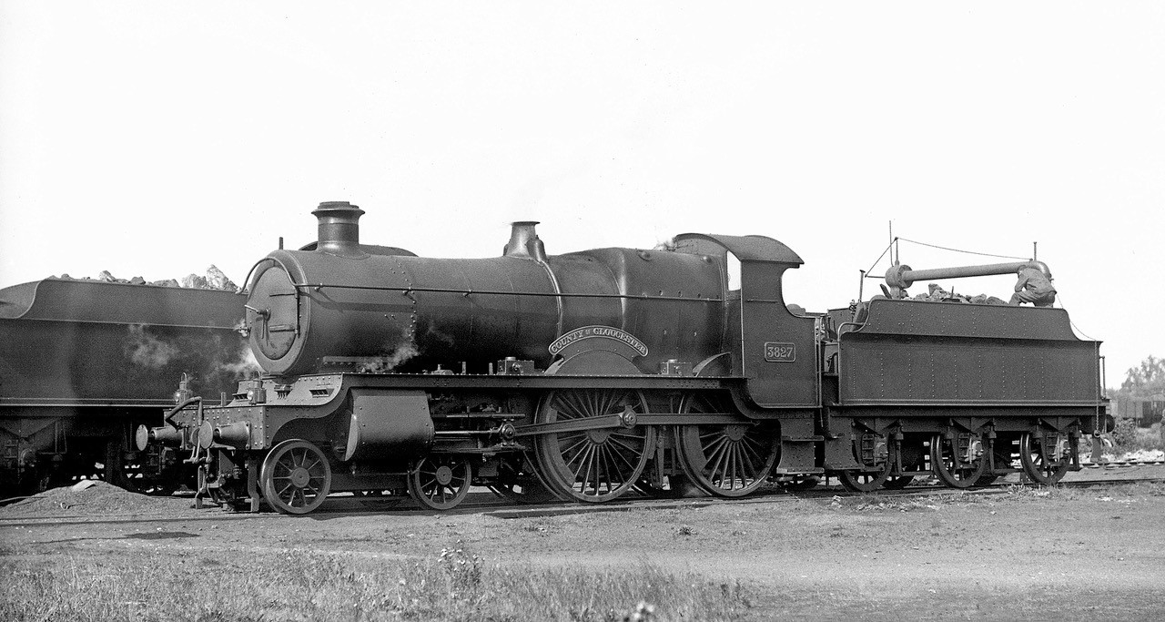 One of the original locomotives, this one is no. 3827 ‘County of Gloucestershire’ - all of these engines had been withdrawn by 1933 (picture courtesy Rail Archive Stephenson)