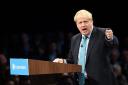 Prime Minister Boris Johnson delivers his speech during the Conservative Party Conference at the Manchester Convention Centre. PA Photo. Picture date: Wednesday October 2, 2019. See PA story TORY Main. Photo credit should read: Stefan Rousseau/PA Wire.
