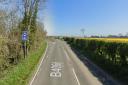 The B4066 road near Frocester Hill (Image: Newsquest)