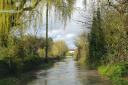 Kington Lane in Thornbury recently flooded again - photo by Chris Davies on Saturday, April 1