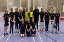 News: Dani GIbson (right of centre) has  been named in the England squad for the 2023 Ashes Series. She can be seen here with her Gloucestershire U11 squad