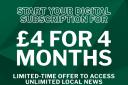 Subscribe for just £4 for 4months in this flash sale