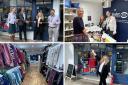 The new charity shop Sight Support West of England along Thornbury High Street held an opening day yesterday