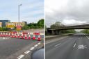 The A432 Badminton Road overbridge closure and the M4
