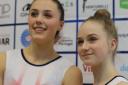 Chloe and Polly, two of the gymnasts competing next week for Team GB