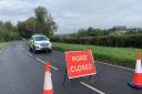 The scene of the crash at Tait's Hill, Dursley