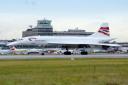 Concorde makes its final arrival at Manchester Airport on October 22, 2003 Image: Supplied