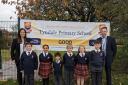 Staff and pupils celebrate good Ofsted rating at Tyndale Primary School, Yate