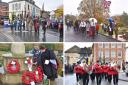 Photos from the Sunday Remembrance services in Cam and Dursley