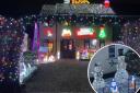 Pictures from the Winterbourne Wonderland display 2022 in Down Road 