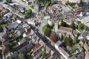 Drone picture of Dursley - photo by Doug Fowler