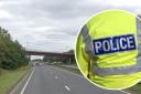 The crash happened on the A4174 near Mangotsfield yesterday evening