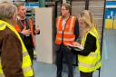 Stroud MP Siobhan Baillie meeting members from Royal Mail at Salmon Spring Trading Estate