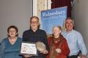 Paul Overton was awarded the Citizen of the Year accolade at the annual Malmesbury Civic Awards ceremony which took place inside Malmesbury Town Hall on Thursday, April 25