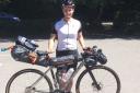 Rebecca Waters before her gruelling cycle route to Nepal