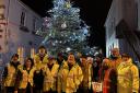 Volunteers from Thornbury Christmas Lights Association at the event last year