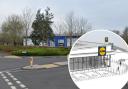 An artist's impression of the proposed Thornbury Lidl
