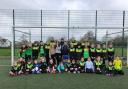 Players and Coaches fro St Nick's girls teams