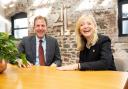 West of England Metro Mayor Dan Norris and West Yorkshire Metro Mayor Tracy Brabin at the Channel 4 Bristol Hub