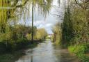 Kington Lane in Thornbury recently flooded again - photo by Chris Davies on Saturday, April 1