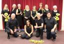 Members of Collaborative Productions taking part in their rendition of 'Calendar Girls'