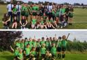 The club’s under 12 greens and blacks girls’ teams plus the new boys u7 team