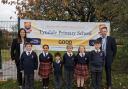 Staff and pupils celebrate good Ofsted rating at Tyndale Primary School, Yate
