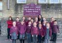 Old Sodbury Primary School headteacher Bernice Webber-Brown with pupils