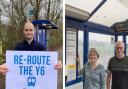 MP Luke Hall and South Gloucestershire Council Claire Young have been campaigning for a better bus service for Coalpit Heath residents